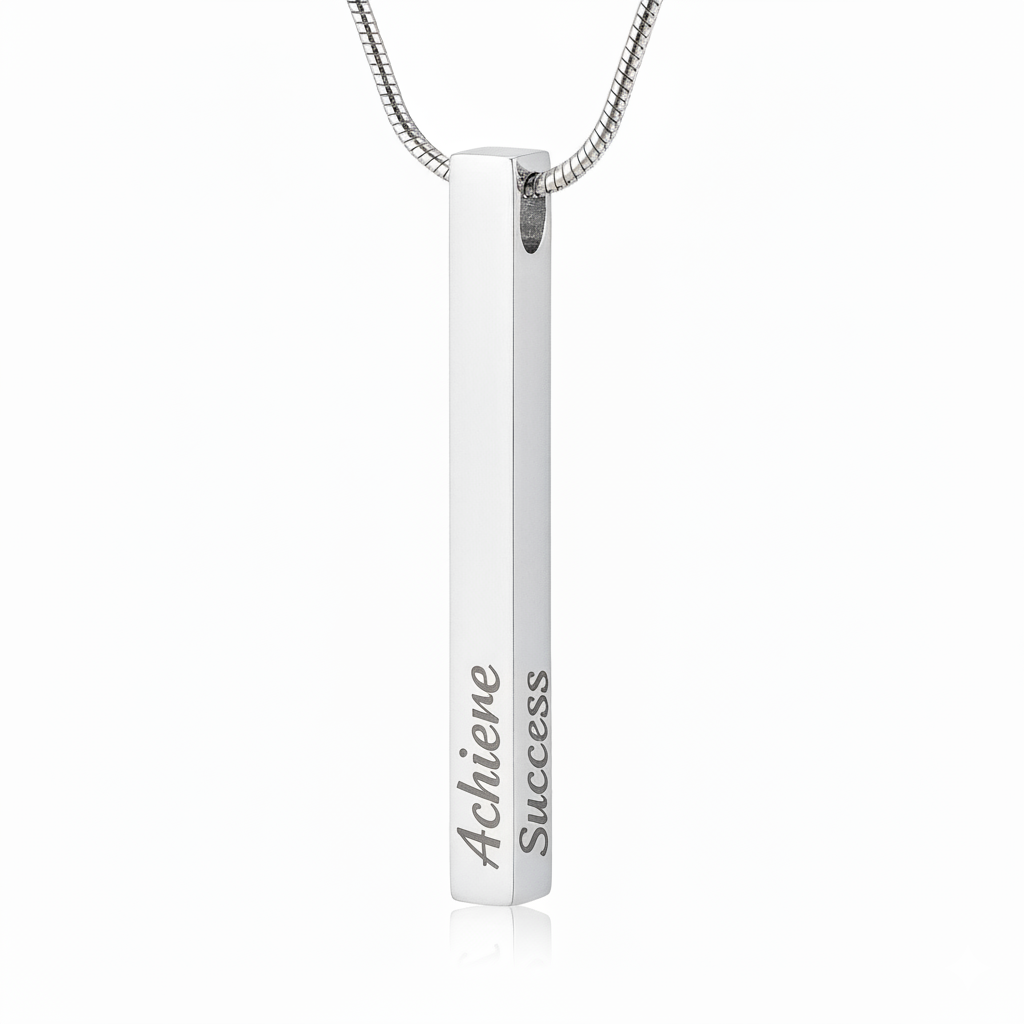 Engraved Bar Necklace – Celebrate Milestones