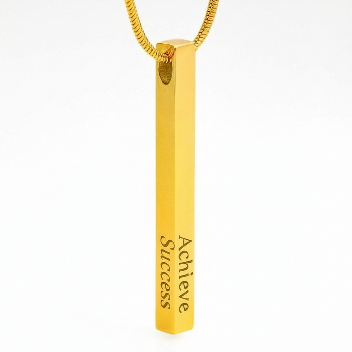 Engraved Bar Necklace – Celebrate Milestones
