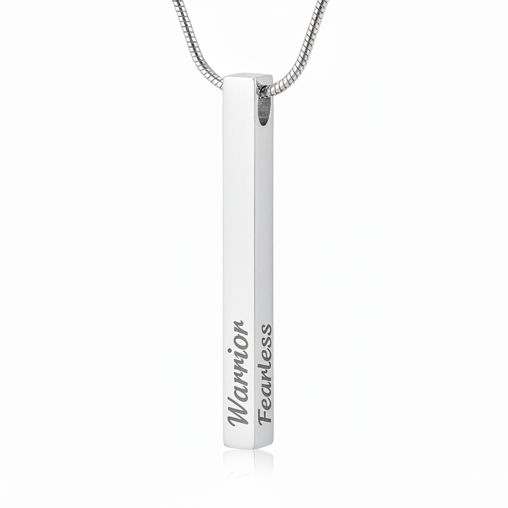 Engraved Bar Necklace – Empowerment Jewelry