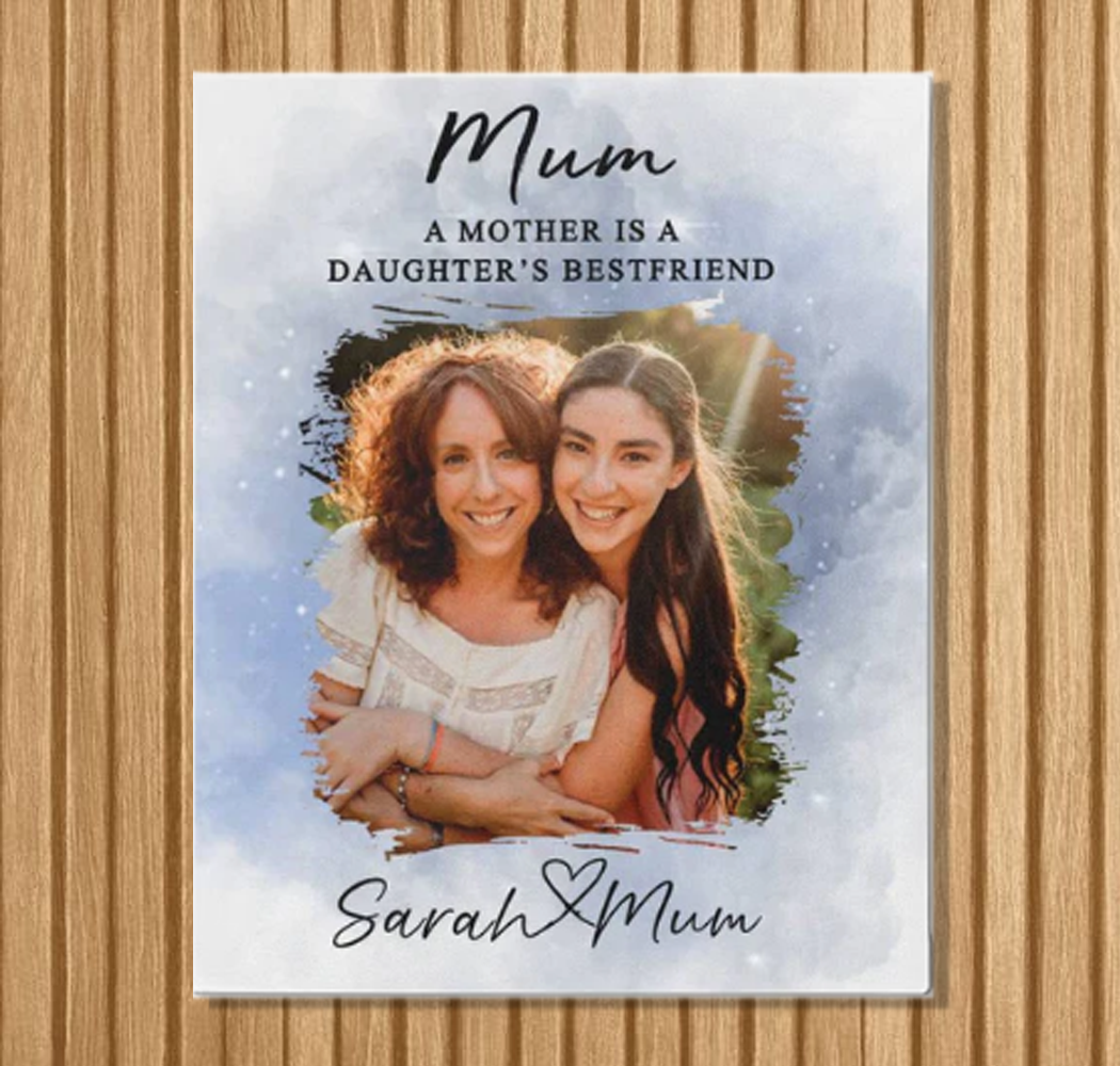 Mother daughter Photo gift