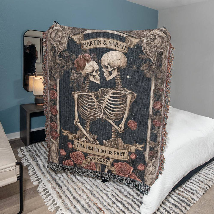 Personalized Couple Wedding Blanket
