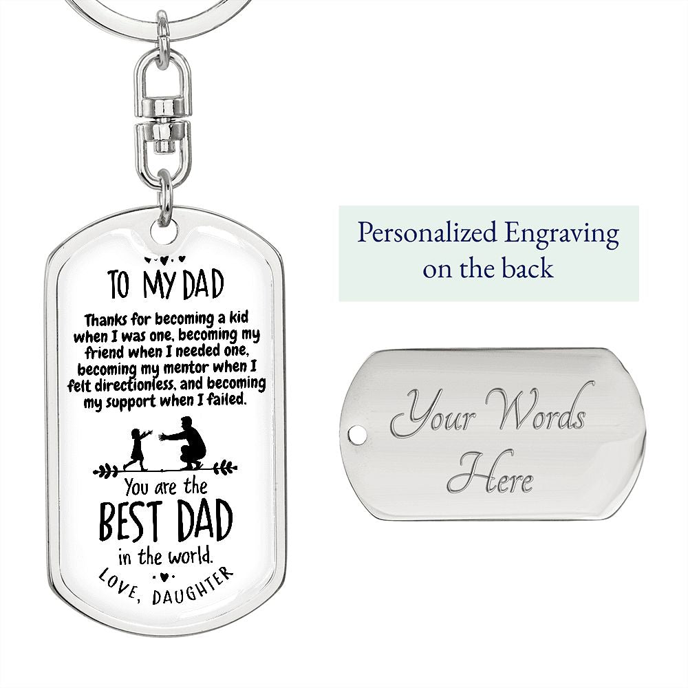 personalized gift from daughter to dad