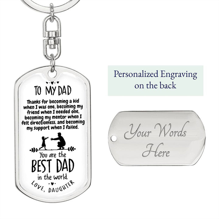 personalized gift from daughter to dad