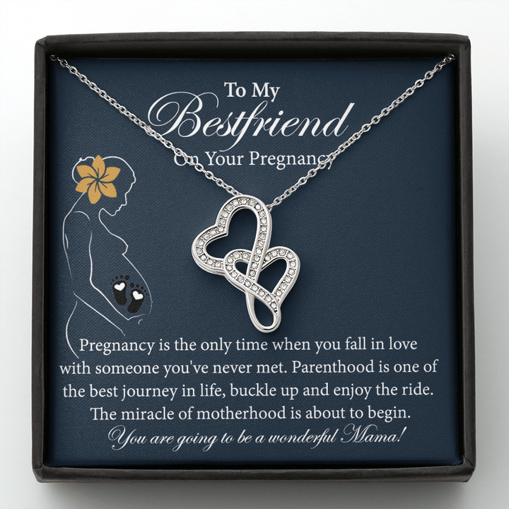 necklace gift for pregnant bestfriend