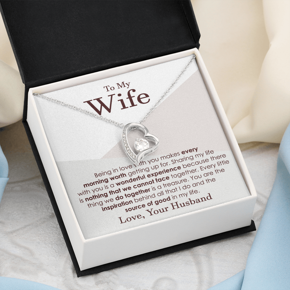 Heart Necklace Gift for Wife