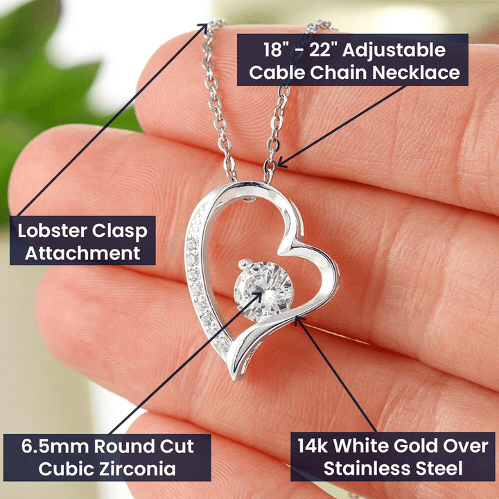 Superhero Mom Heart Necklace from Son