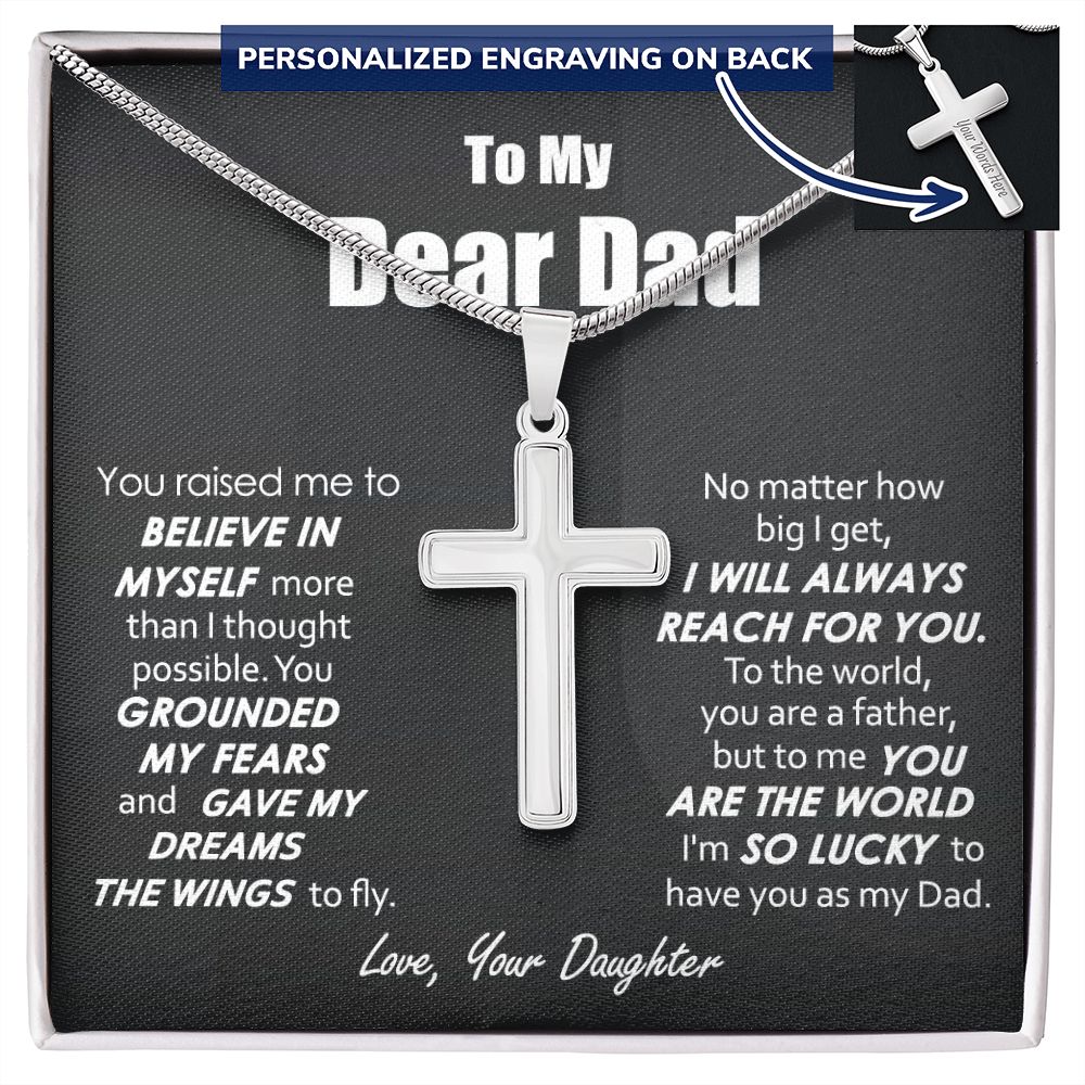cross necklace for dad