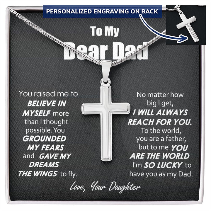 cross necklace for dad