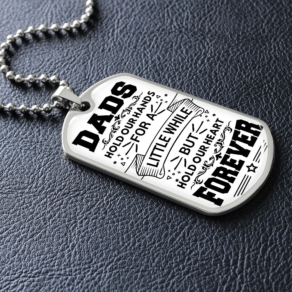Dad Memorial Dog Tag Keepsake Gift