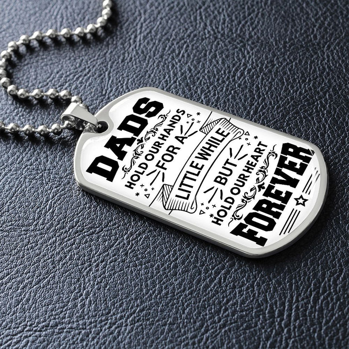 Dad Memorial Dog Tag Keepsake Gift