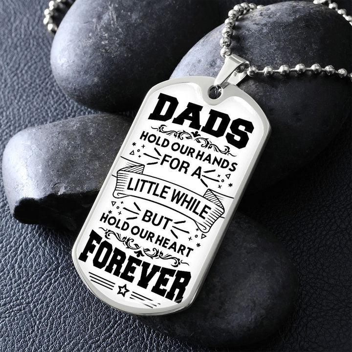 Dad Memorial Dog Tag Keepsake Gift