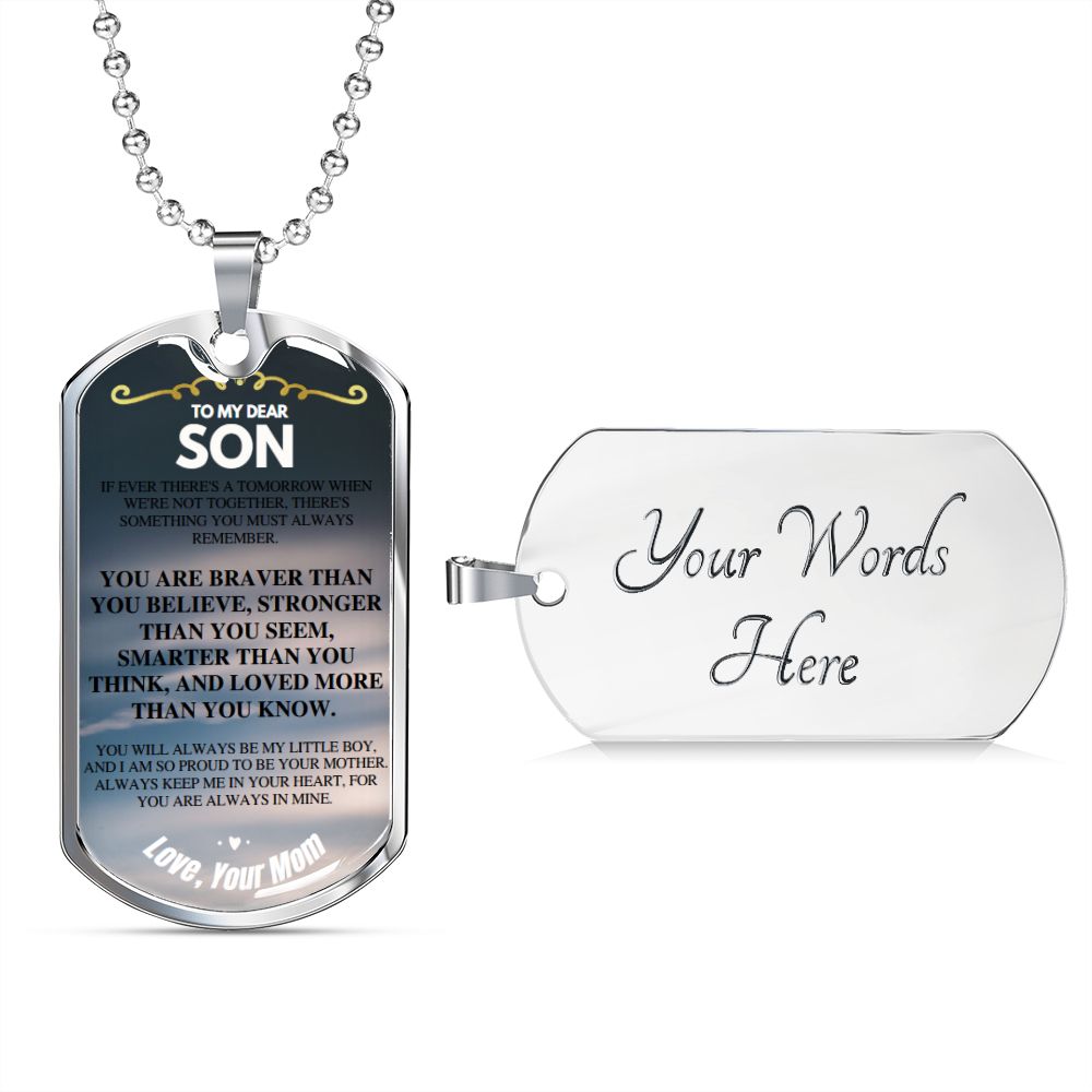 personalized chain for son 