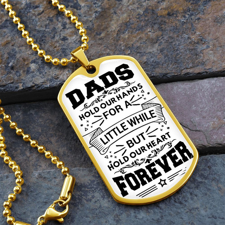 Dad Memorial Dog Tag Keepsake Gift