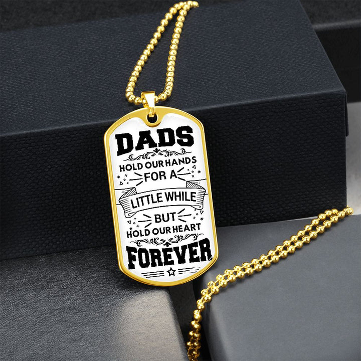 Dad Memorial Dog Tag Keepsake Gift