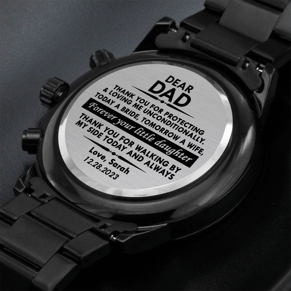 Wedding Gift Watch for Dad from Daughter