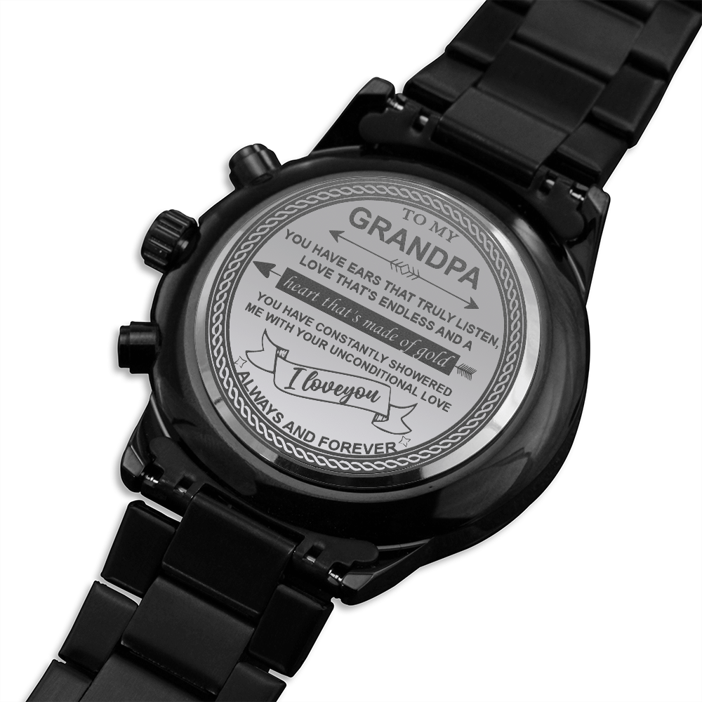 Personalized Watch For Grandpa