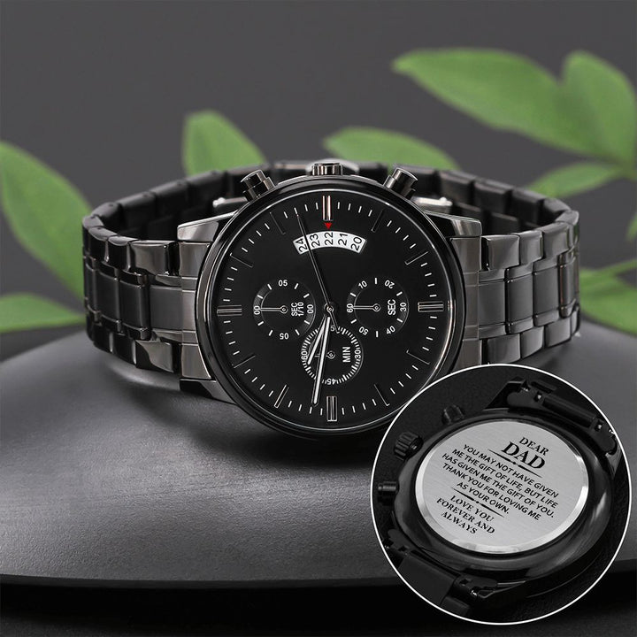 Adoptive Dad Gift Watch – Thank You