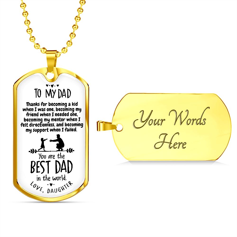 gold chain for dad
