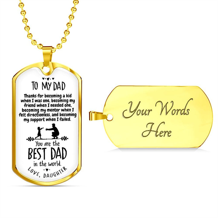 gold chain for dad