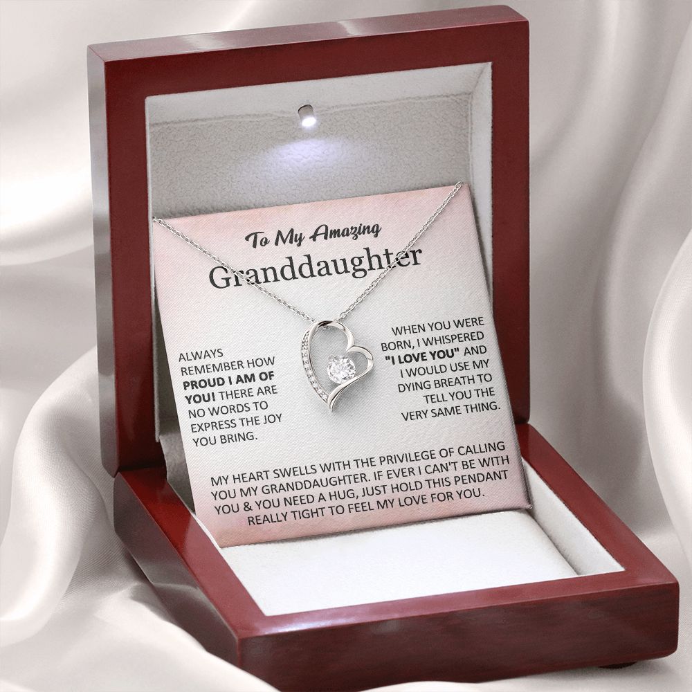 To My Granddaughter – Proud Love Necklace