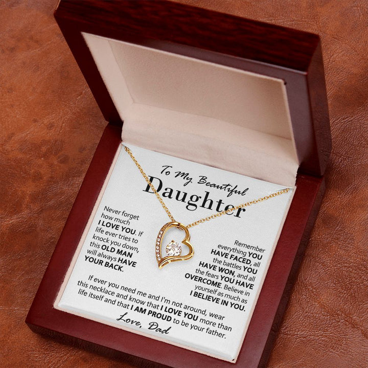 To My Daughter – Dad’s Heartfelt Necklace