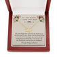 To The Woman I love The Most, To My Wife Necklace, Gift For Girlfriend, Anniversary Gift For Wife