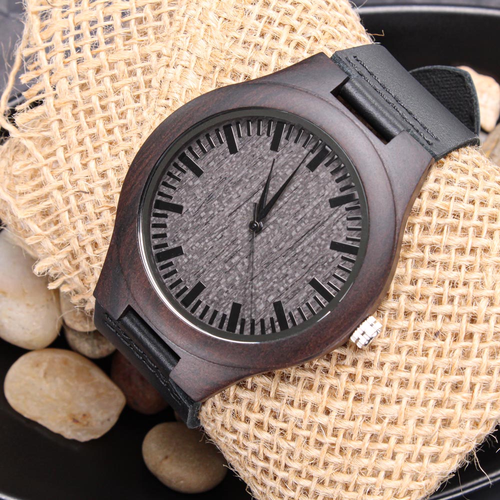 To My Grandpa Wood Watch