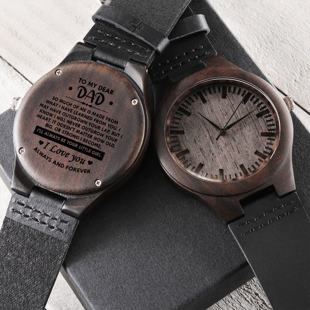 wooden watch for dad