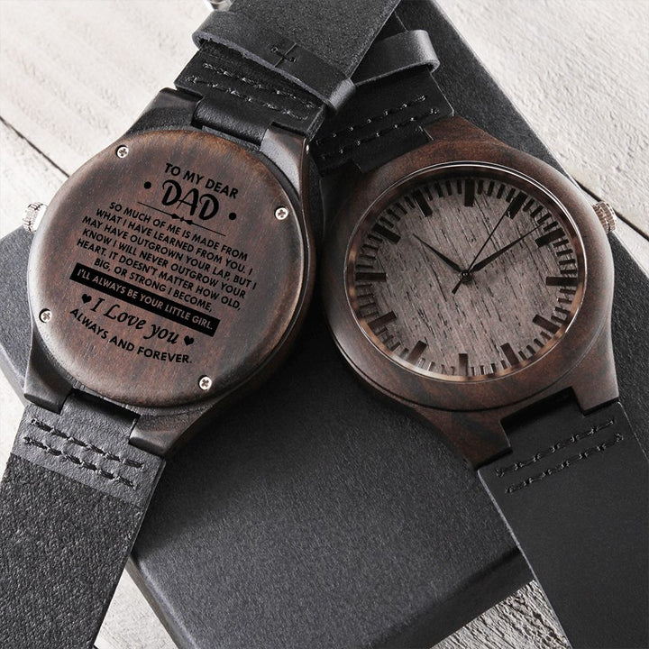 wooden watch for dad