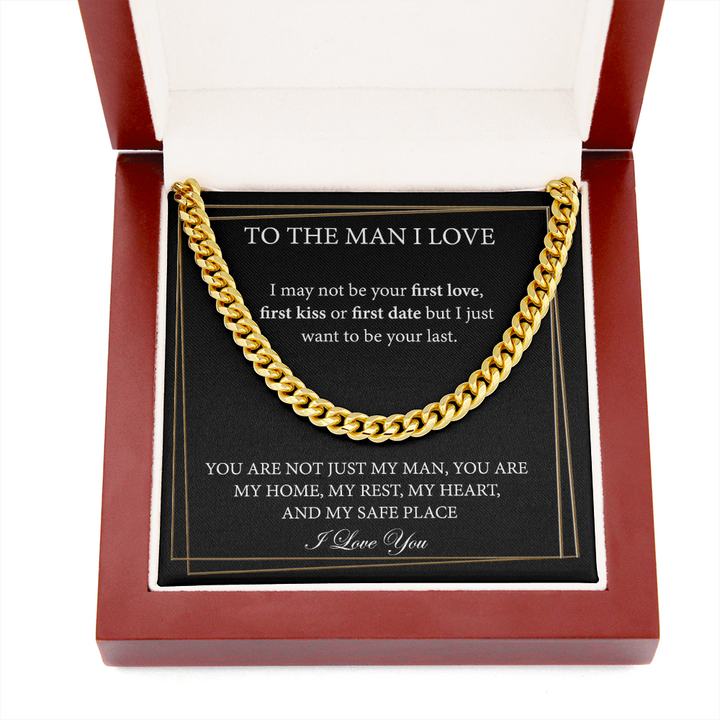 Cuban Chain Necklace for Boyfriend or for Husband