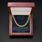 To My Man Necklace -Gift for Husband