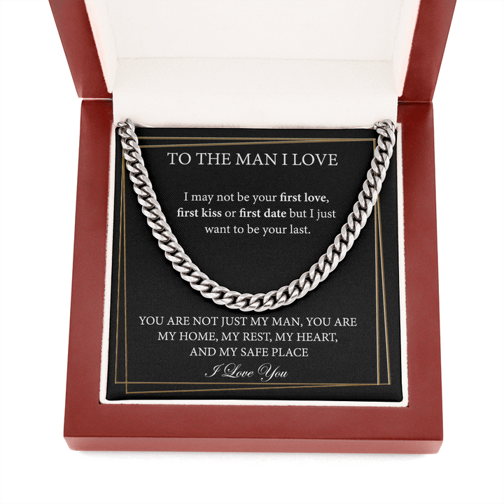 Cuban Chain Necklace for Boyfriend or for Husband