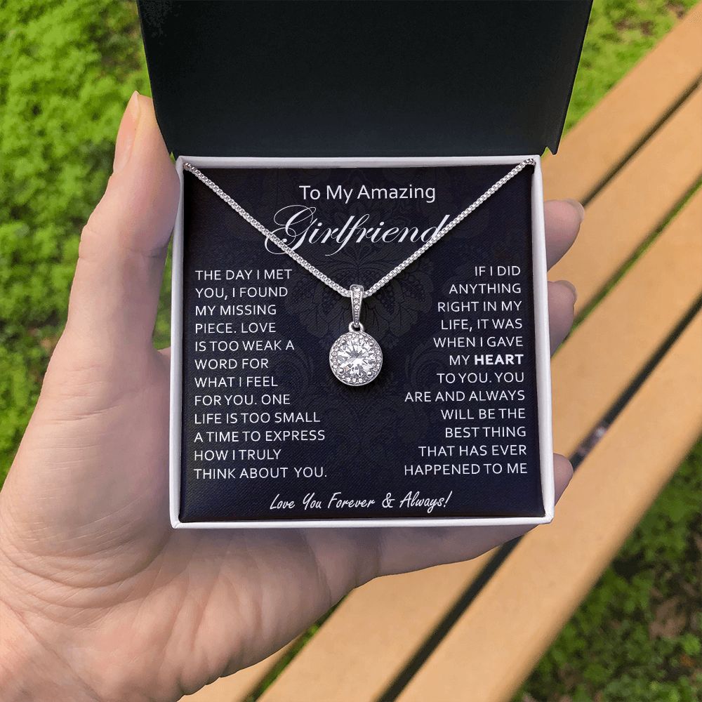 To My Girlfriend Forever Love Necklace