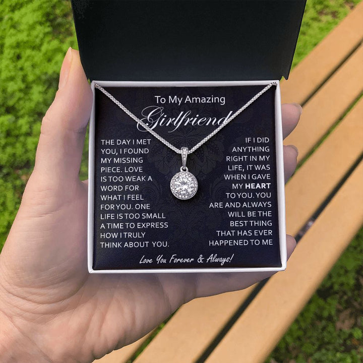 To My Girlfriend Forever Love Necklace
