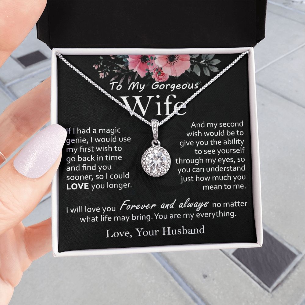 Time-Travel Wish Necklace for Wife