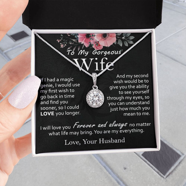 Time-Travel Wish Necklace for Wife