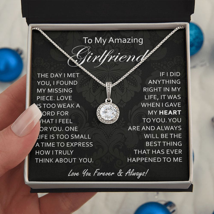 To My Girlfriend Forever Love Necklace
