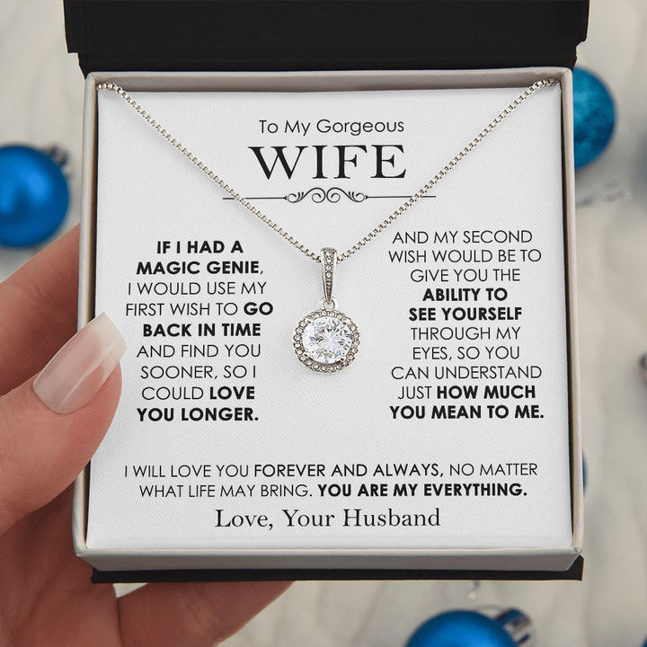 Back in Time Love Necklace for Wife