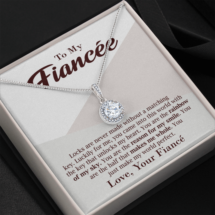 necklace gift for fiancee