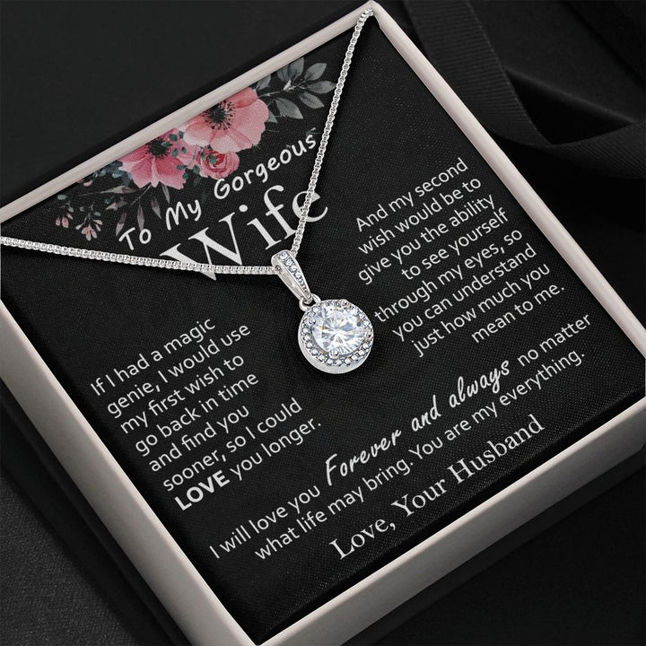 Time-Travel Wish Necklace for Wife