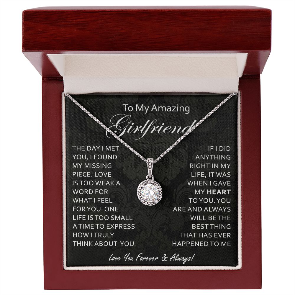 To My Girlfriend Forever Love Necklace