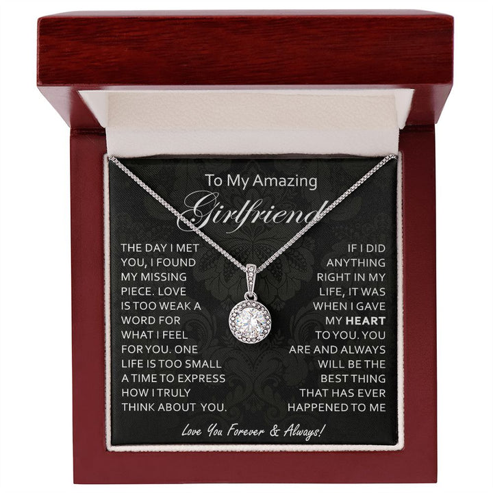 To My Girlfriend Forever Love Necklace
