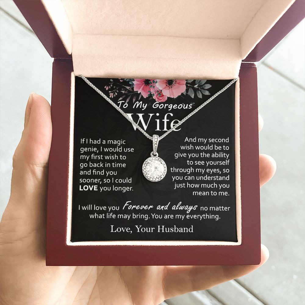 Time-Travel Wish Necklace for Wife