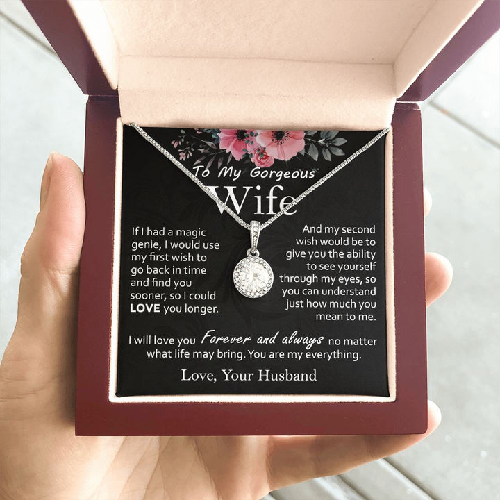 Time-Travel Wish Necklace for Wife