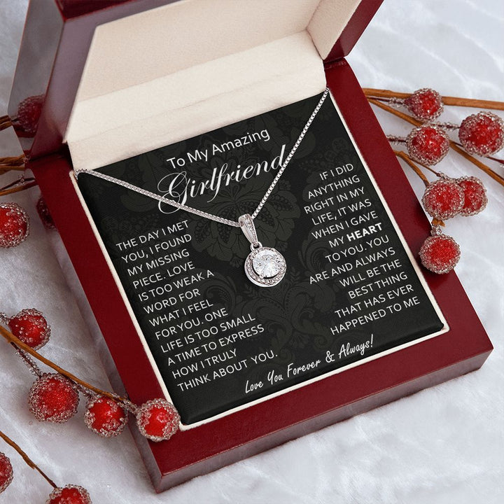 To My Girlfriend Forever Love Necklace