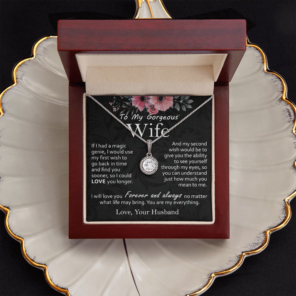 Time-Travel Wish Necklace for Wife
