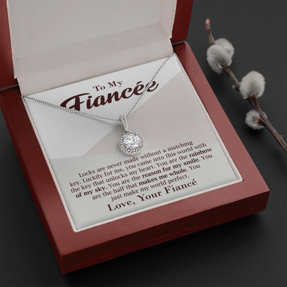 Radiant Necklace Gift for Your Fiancée