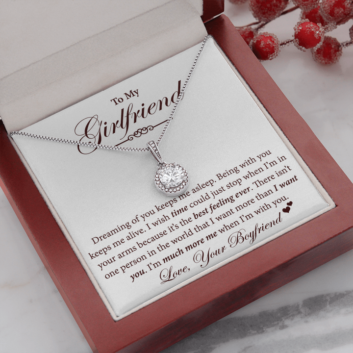 Sparkling Love Necklace for Your Girlfriend