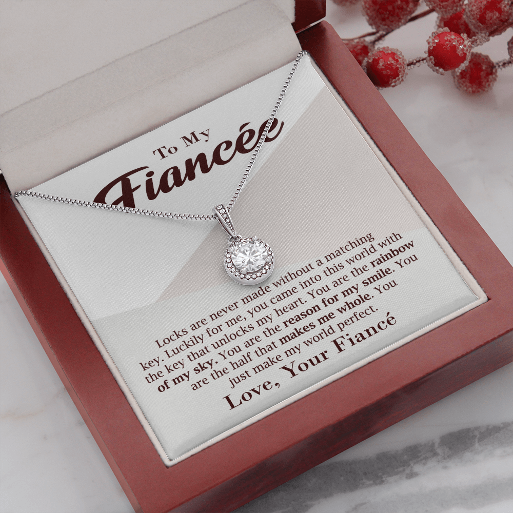 Radiant Necklace Gift for Your Fiancée