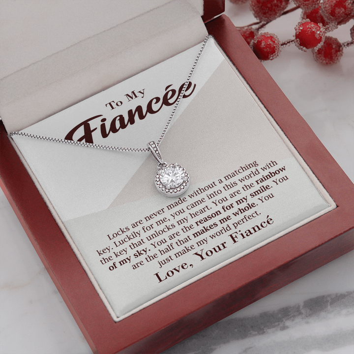 Radiant Necklace Gift for Your Fiancée